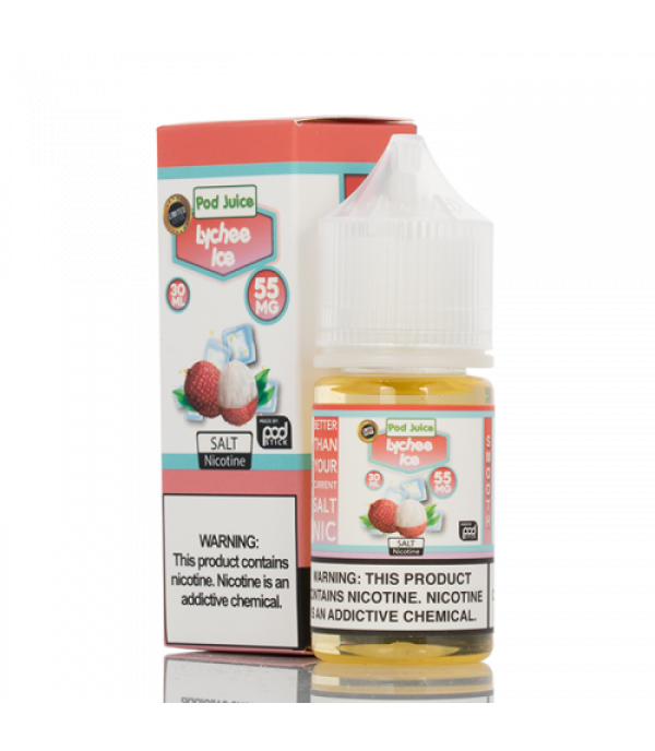 Lychee ICE - Pod Juice E-Liquid - 30mL