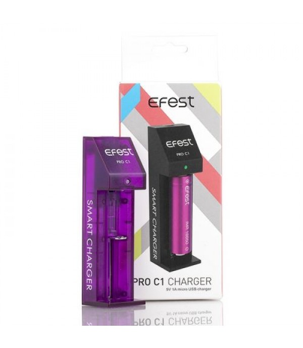 Efest PRO C1 1-Bay Smart Battery Charger