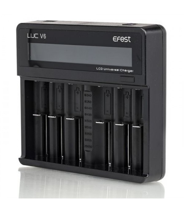 Efest LUC V6 6-Bay LCD Universal Charger