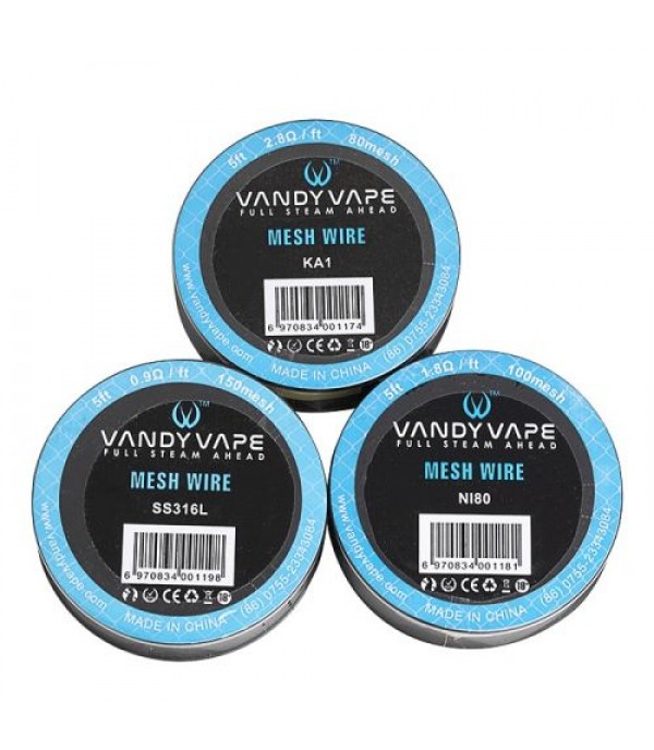 Vandy Vape Mesh Wire Spools - 5 Feet