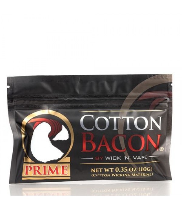 Wick 'n' Vape Organic Cotton Bacon PRIME