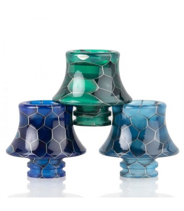 510 Cone Snake Skin Resin Drip Tip