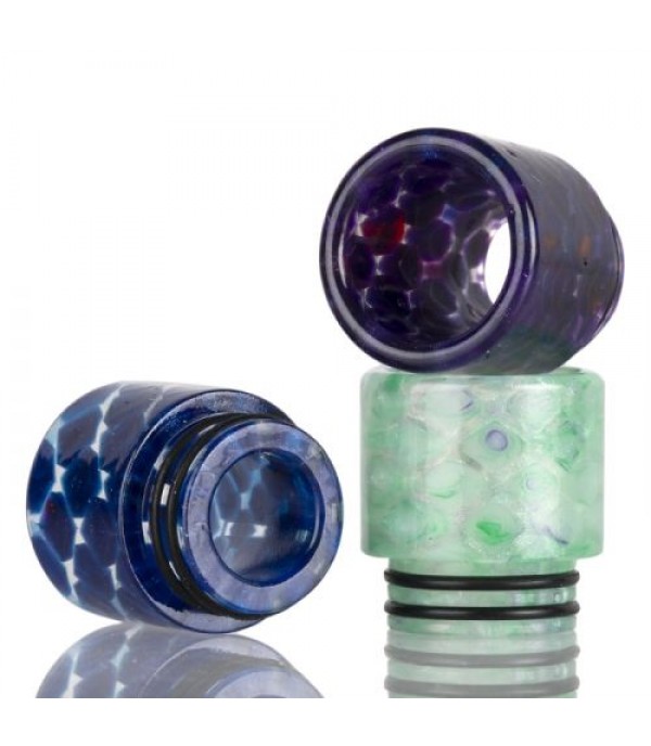 810 Clear Snakeskin Resin Drip Tip
