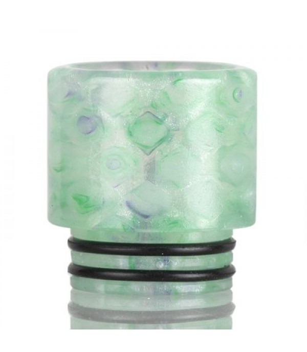 810 Clear Snakeskin Resin Drip Tip