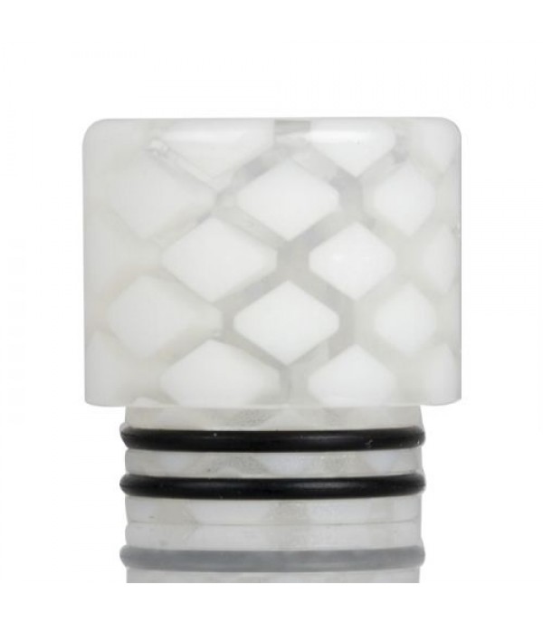810 Clear Snakeskin Resin Drip Tip