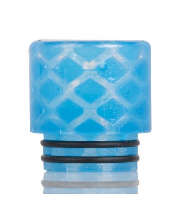 810 Clear Snakeskin Resin Drip Tip
