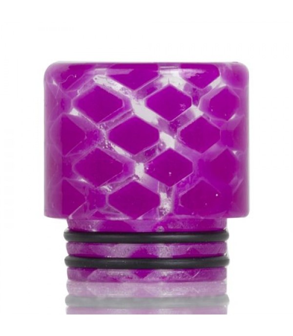 810 Clear Snakeskin Resin Drip Tip