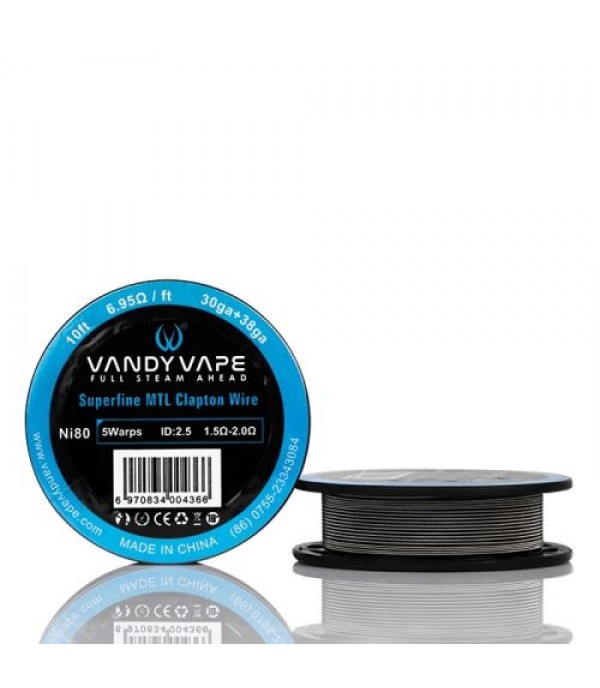Vandy Vape Superfine MTL Wire SPOOLS - 10 Feet