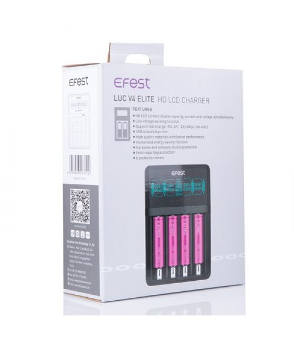 Efest LUC V4 Elite HD LCD Charger