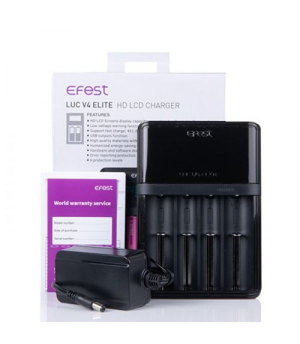 Efest LUC V4 Elite HD LCD Charger