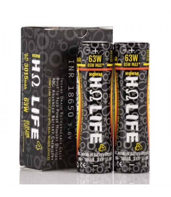 Hohm Tech LIFE 4 18650 3015mAh 22.1A Battery