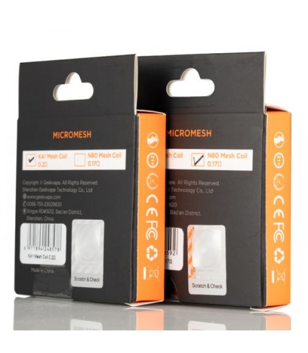 Geek Vape ZEUS X MicroMesh Sheet Coils (2 SHEETS)