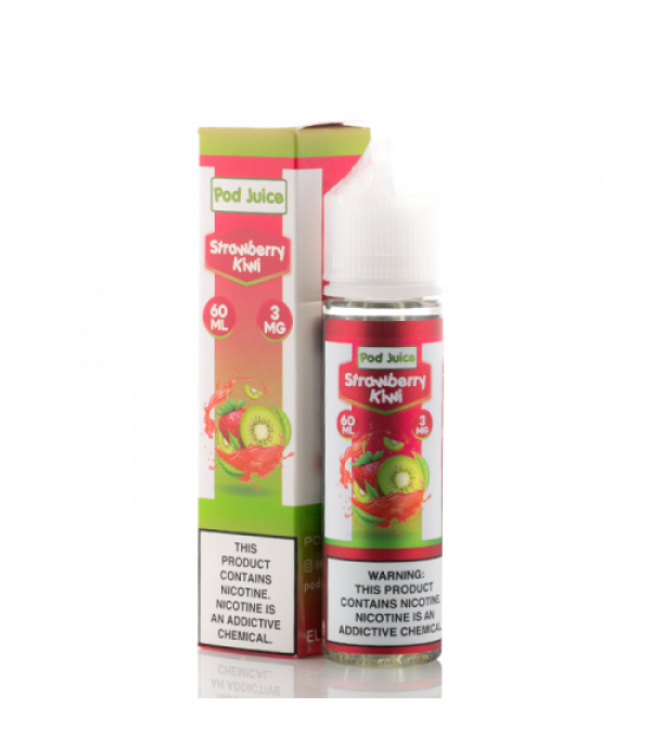 Strawberry Kiwi - Pod Juice E-Liquid - 60mL