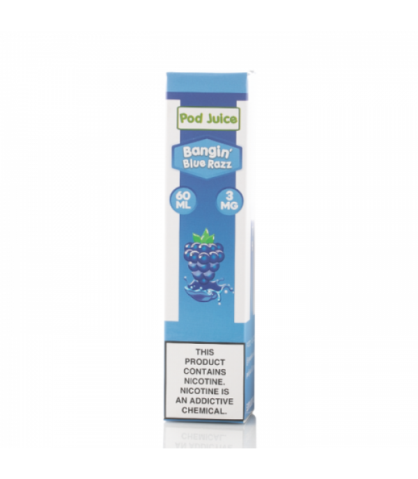 Bangin' Blue Raspberry - Pod Juice E-Liquid - 60mL