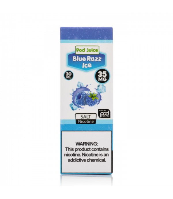 Blue Razz ICE - Pod Juice E-Liquid - 30mL