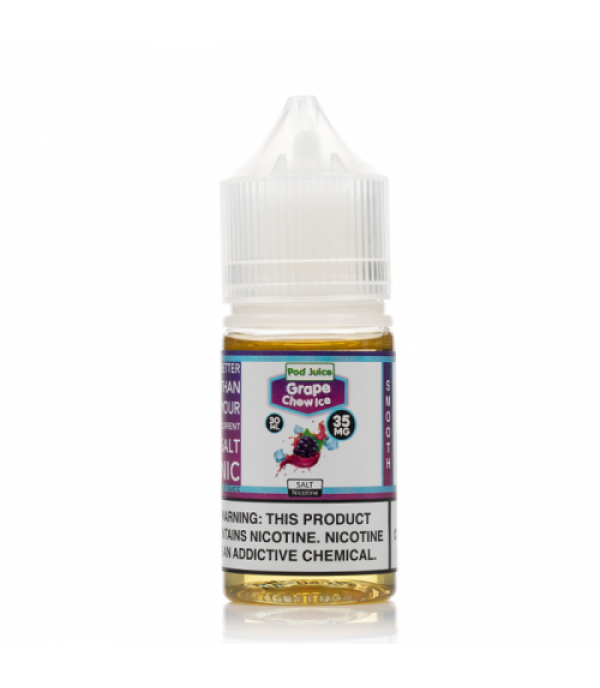 Grape Chew ICE - Pod Juice E-Liquid - 30mL
