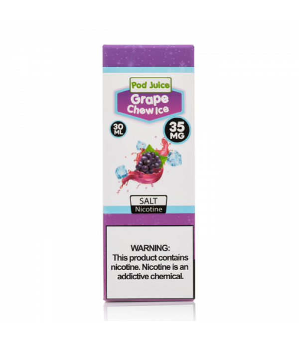 Grape Chew ICE - Pod Juice E-Liquid - 30mL