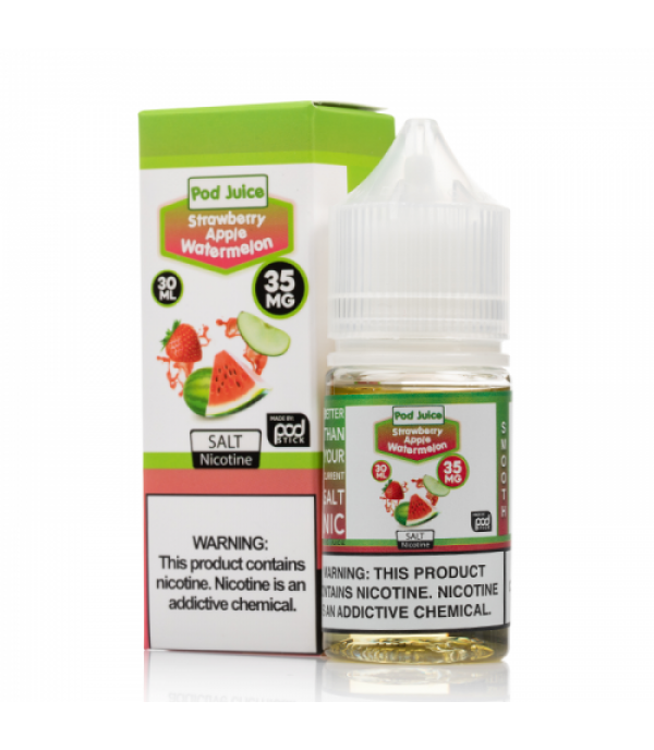 Straw Apple Watermelon - Pod Juice E-Liquid - 30mL