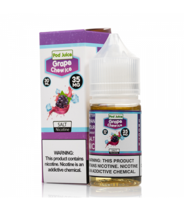 Grape Chew ICE - Pod Juice E-Liquid - 30mL