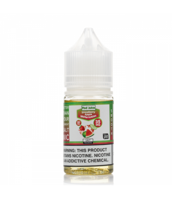 Straw Apple Watermelon - Pod Juice E-Liquid - 30mL