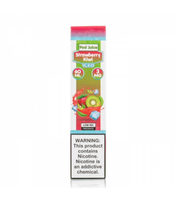 Strawberry Kiwi ICE - Pod Juice E-Liquid - 60mL