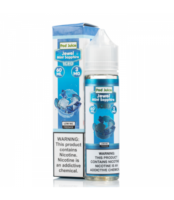 Jewel Mint SAPPHIRE ICE - Pod Juice E-Liquid - 60mL