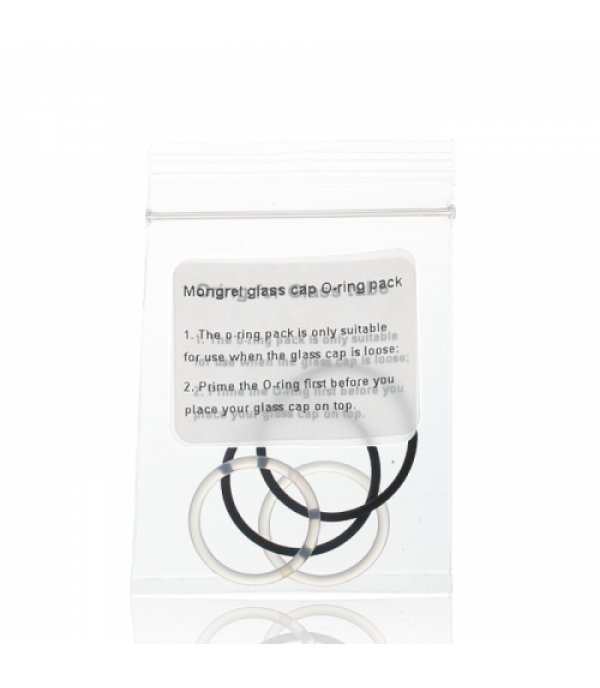 Damn Vape MONGREL Glass Cap O-Ring Pack